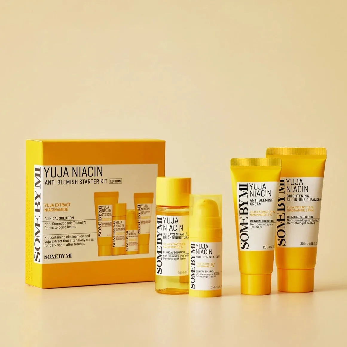 Some By Mi Yuja Niacin Anti Blemish Starter Kit 4 Pieces